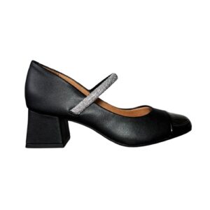SAPATO VIZZANO TIRA STRASS PRETO - 1423.103