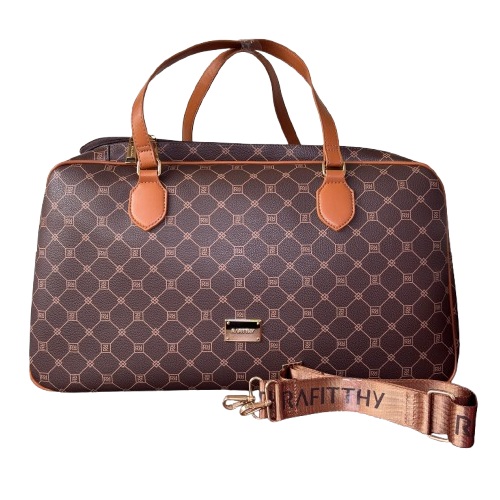 BOLSA RAFITTHY SACOLA VIAGEM DARK CACAU - 28.15504A_4