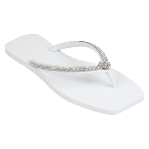 CHINELO SUA CIA DIAMOND STRASS BRANCO - 8503.17003